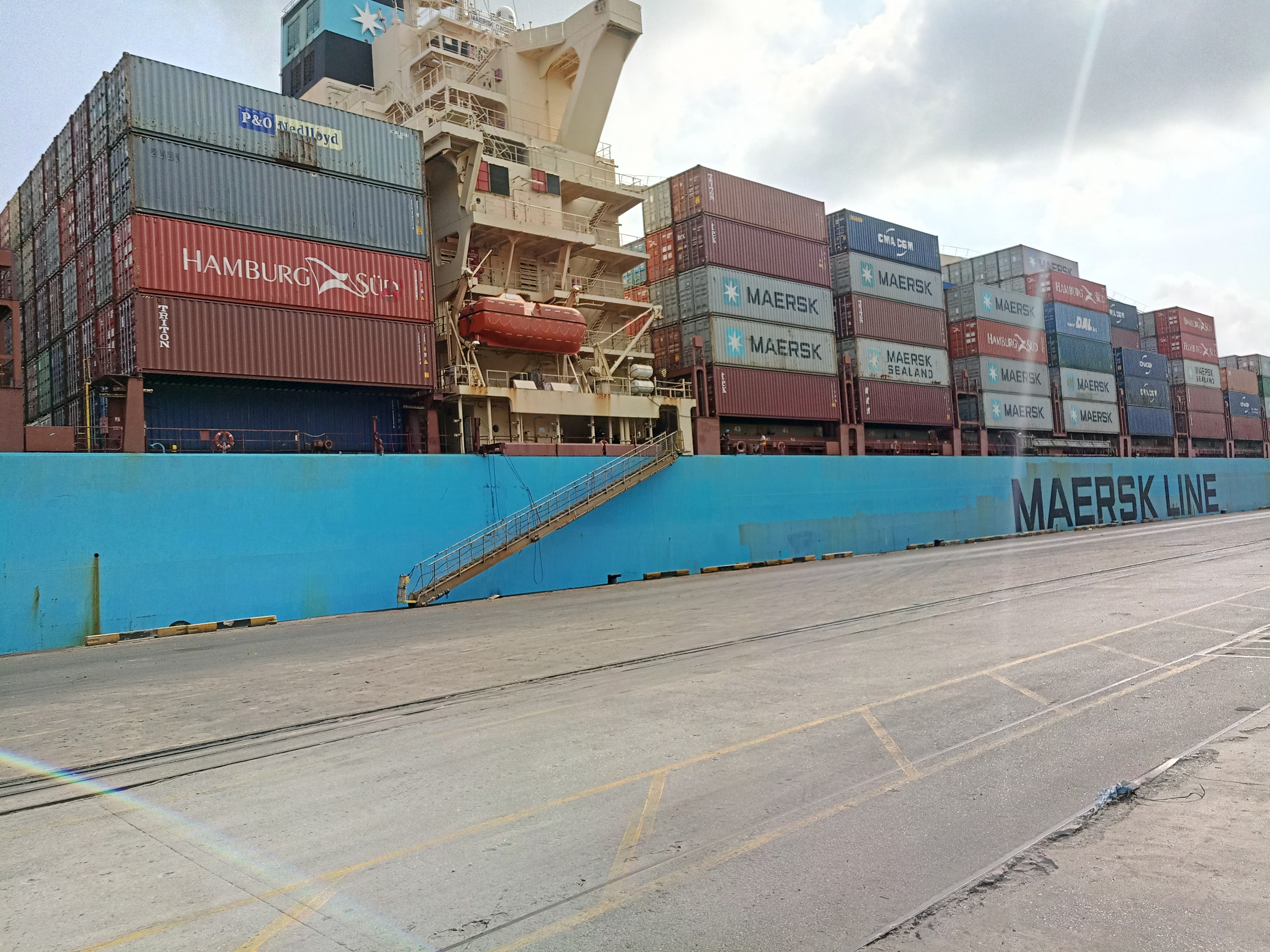 ships dock at Lagos ports